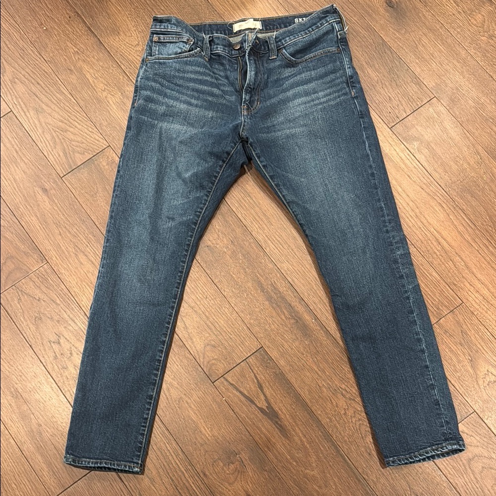 Madewell Men's Skinny Jeans in Deep Indigo